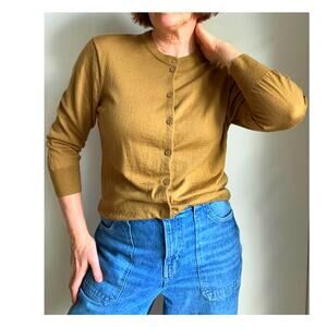 Patagonia Womens Merino Wool Cardigan Sweater Size large Closet Staple in green